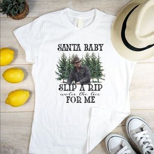 Christmas rip Yellowstone tee